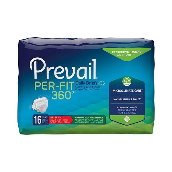 Brief Prevail Per-Fit 360 Adult Unisex Md 26-48\